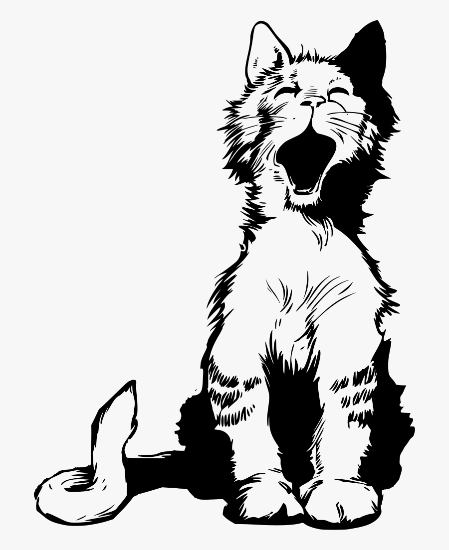 Cat Meow Png, Transparent Clipart