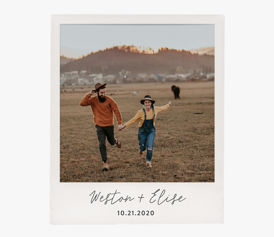 Couples Holding Hands Running, Transparent Clipart