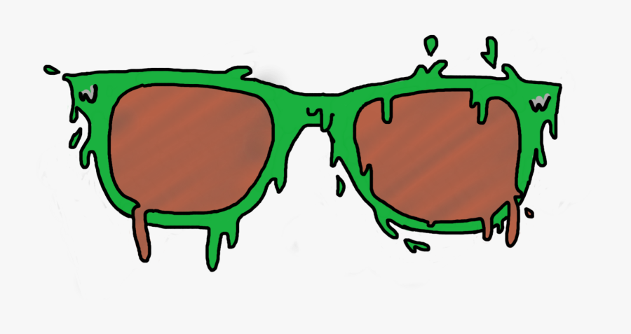 Grimeart Ftestickers Glasses Slimeart - Grime Art Eyes Png, Transparent Clipart