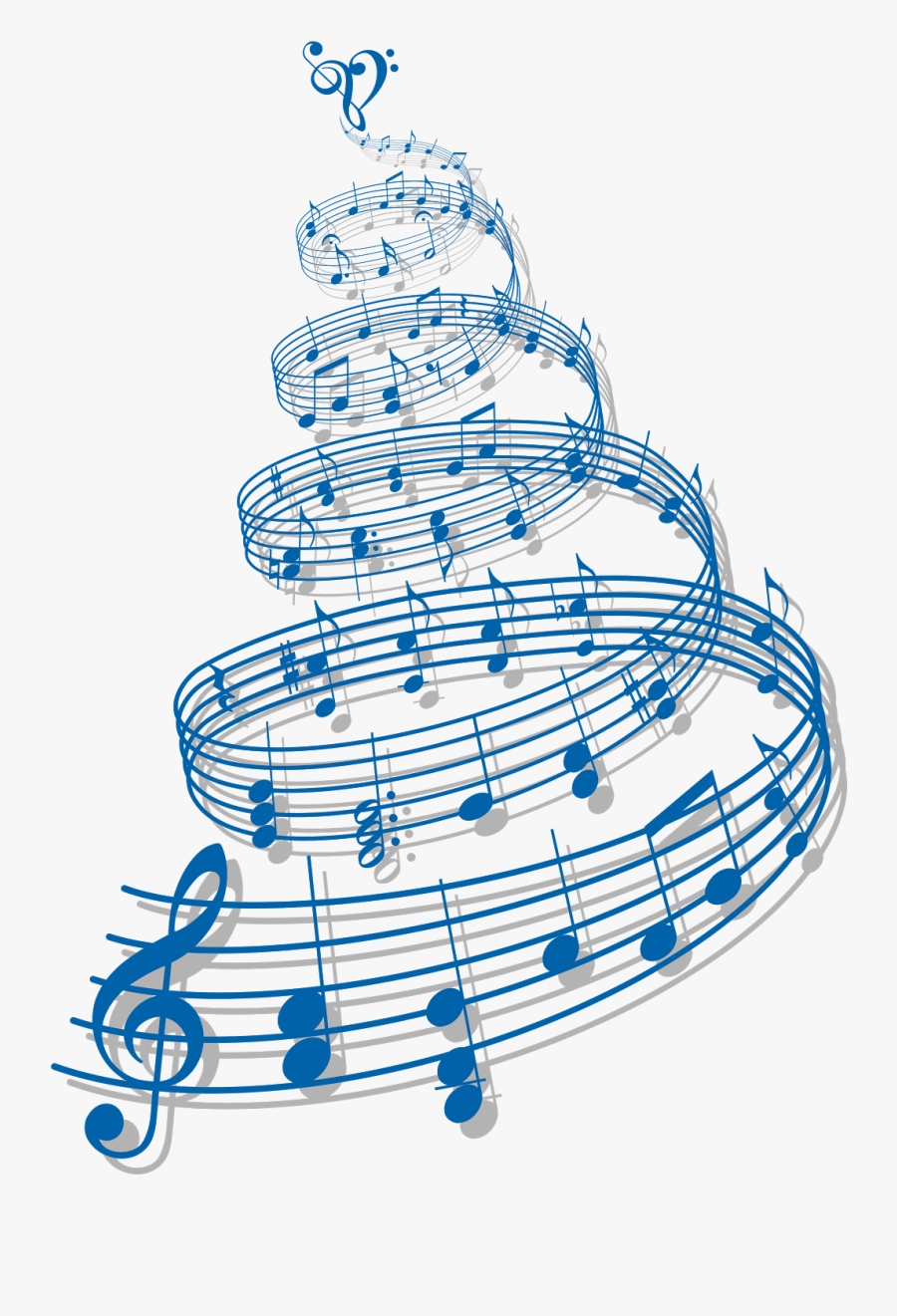 Christmas Musical Notes, Transparent Clipart