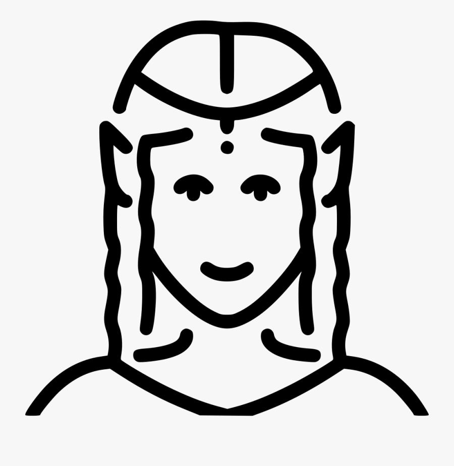 Elf - Lord Of The Ring Icon, Transparent Clipart
