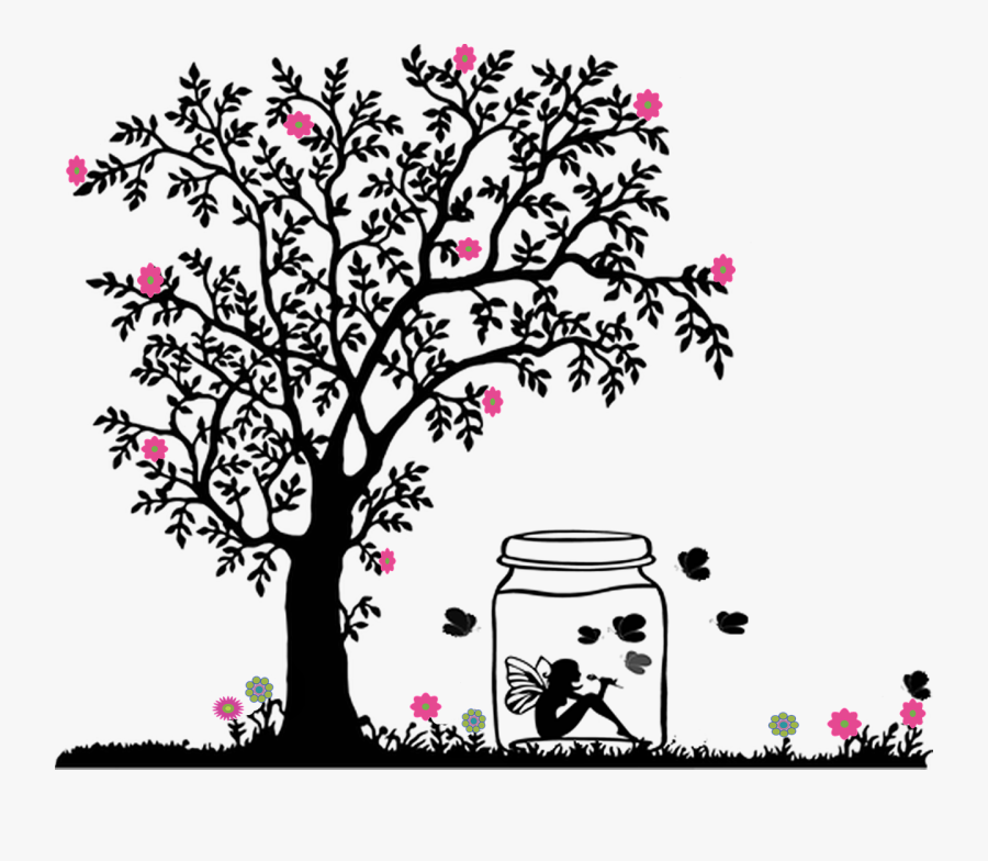 Silhouette Elf Female Free Picture - Drawing For Front Page, Transparent Clipart