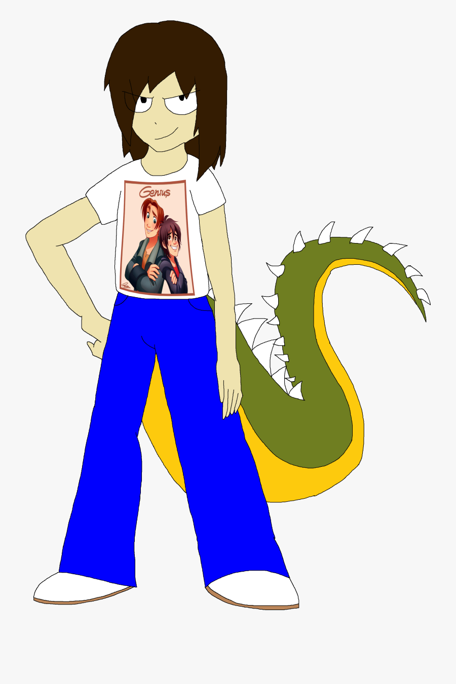 Arthur Wears A Jim And Hiro Genius Shirt - Cartoon, Transparent Clipart