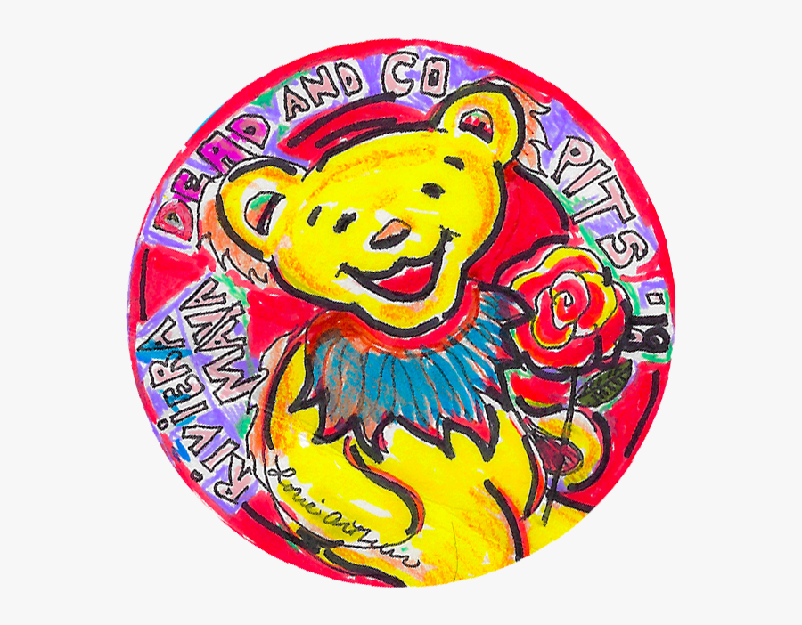 Image Of Happy Yellow Pits Bear - Circle, Transparent Clipart
