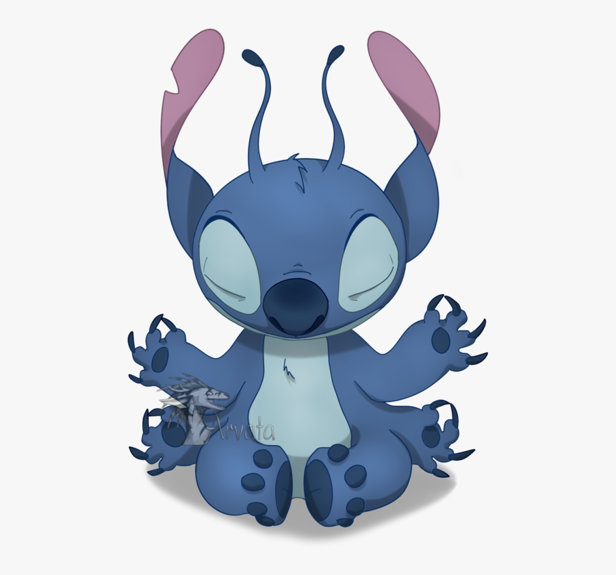 Lilo And Stitch Meditating , Png Download - Disney Stitch Meditate, Transparent Clipart