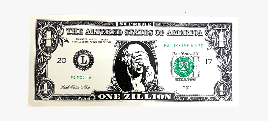 Clip Art T Shirt United States - Dollar Bill Supreme Shirt, Transparent Clipart
