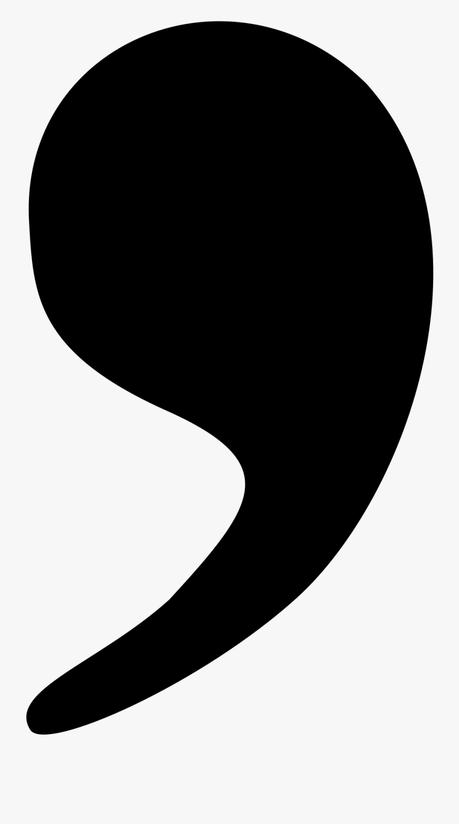 Black Apostrophe, Transparent Clipart