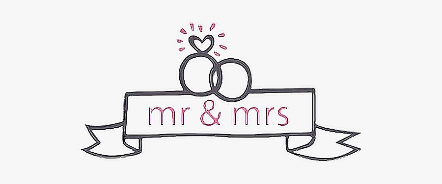 #mr #mrs #freetoedit - Wedding, Transparent Clipart