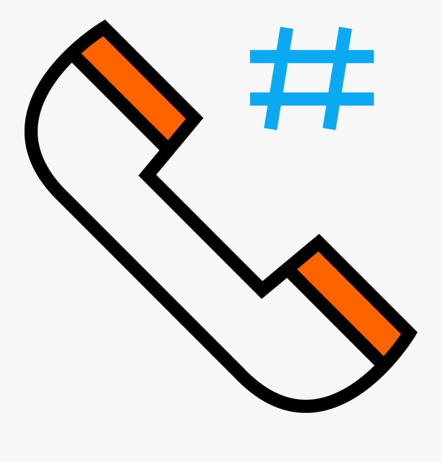 Local Numbers Clipart , Png Download - Hashtag Icon In White Circle, Transparent Clipart