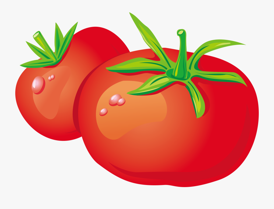Clip Art Fruit Cartoon Images - Cartoon Image Of Tomato, Transparent Clipart