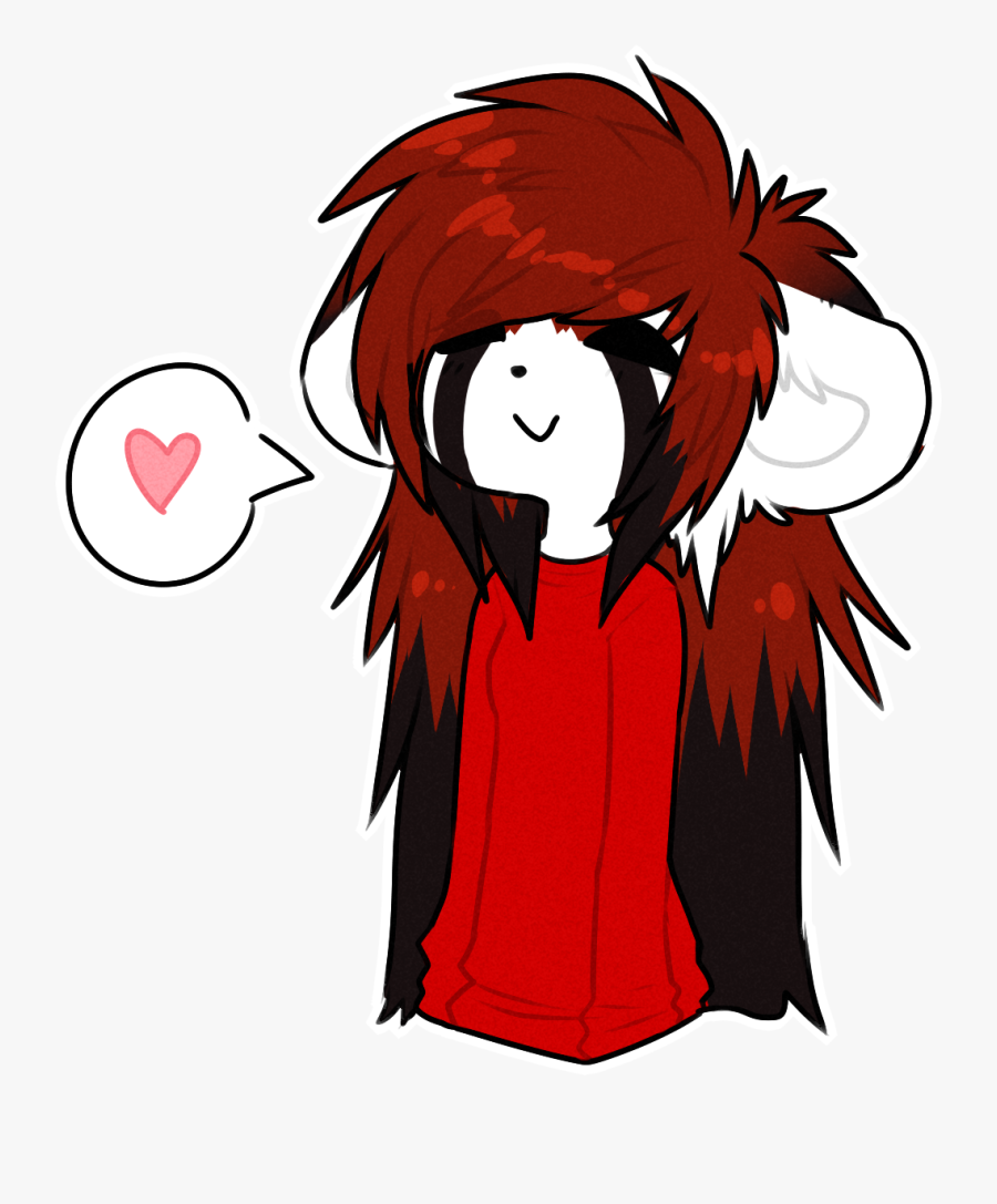 Clip Bangs Red - Cartoon, Transparent Clipart