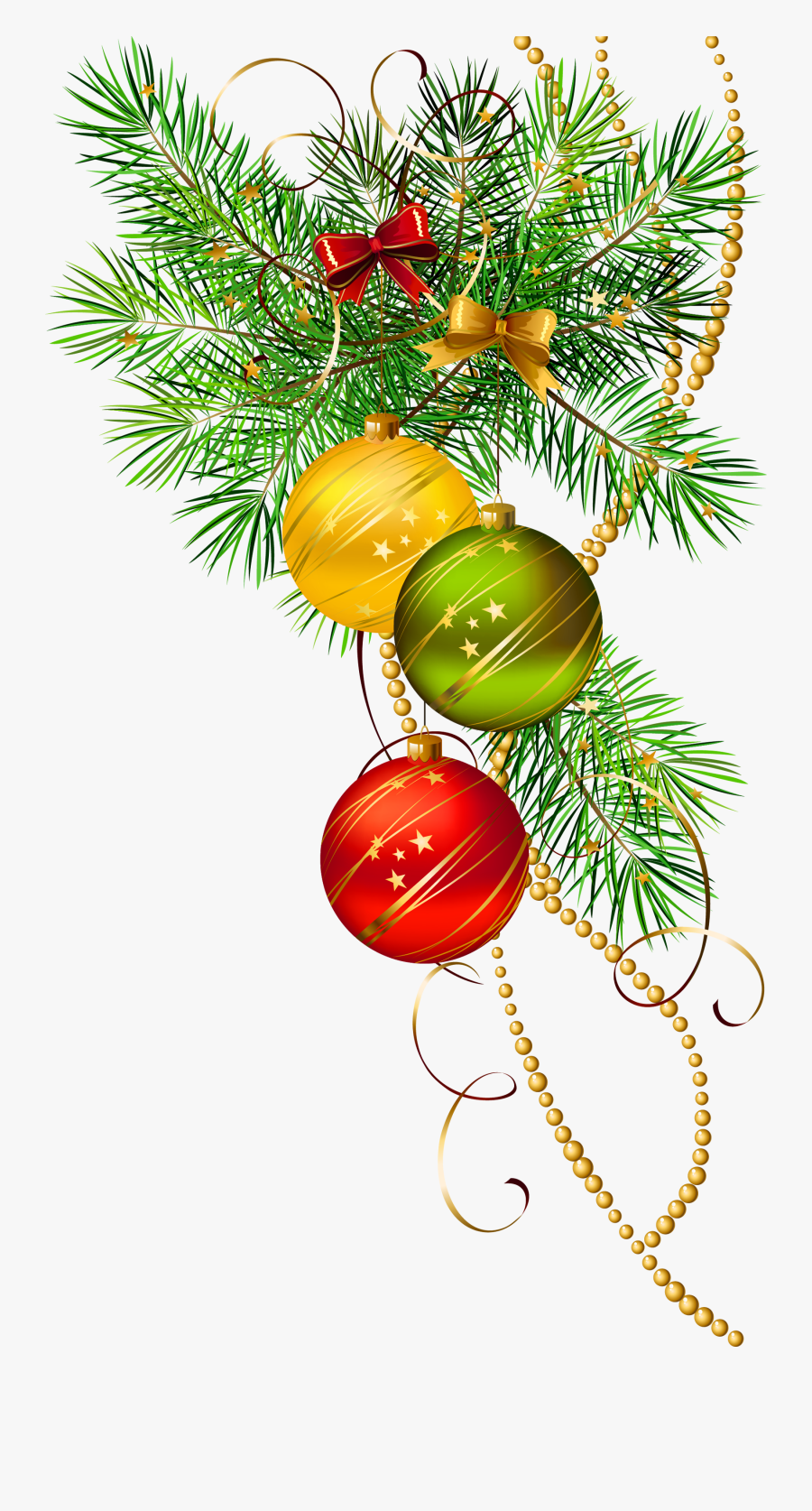 Merry Christmas Corner Png, Transparent Clipart