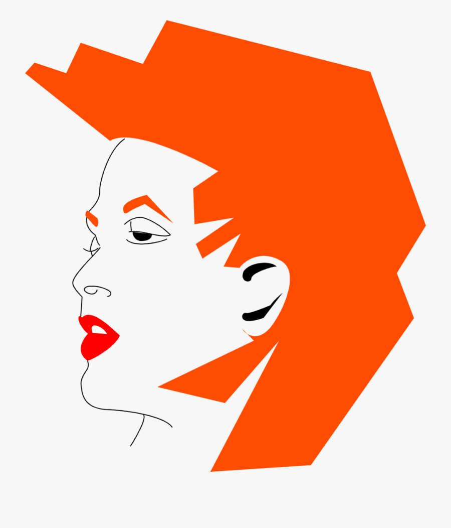 Hair Clipart Orange Hair, Transparent Clipart