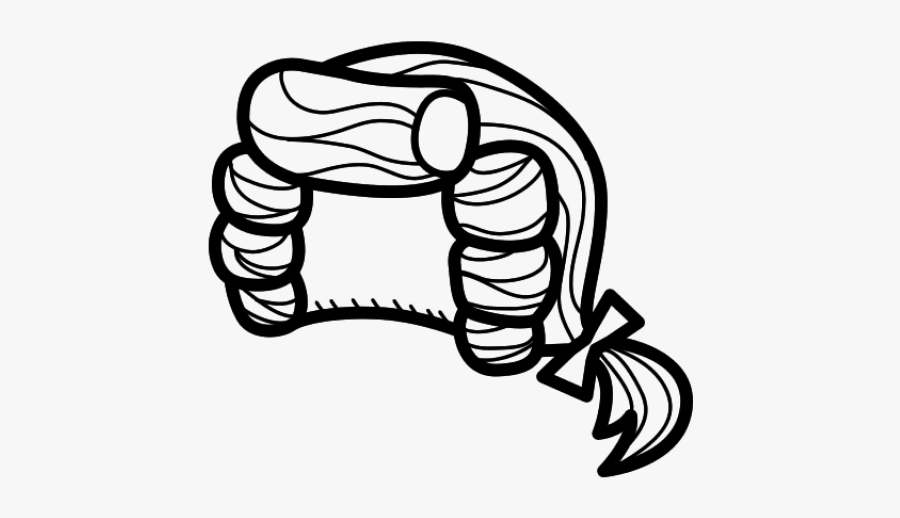 Coloring Pages Of Wig, Transparent Clipart