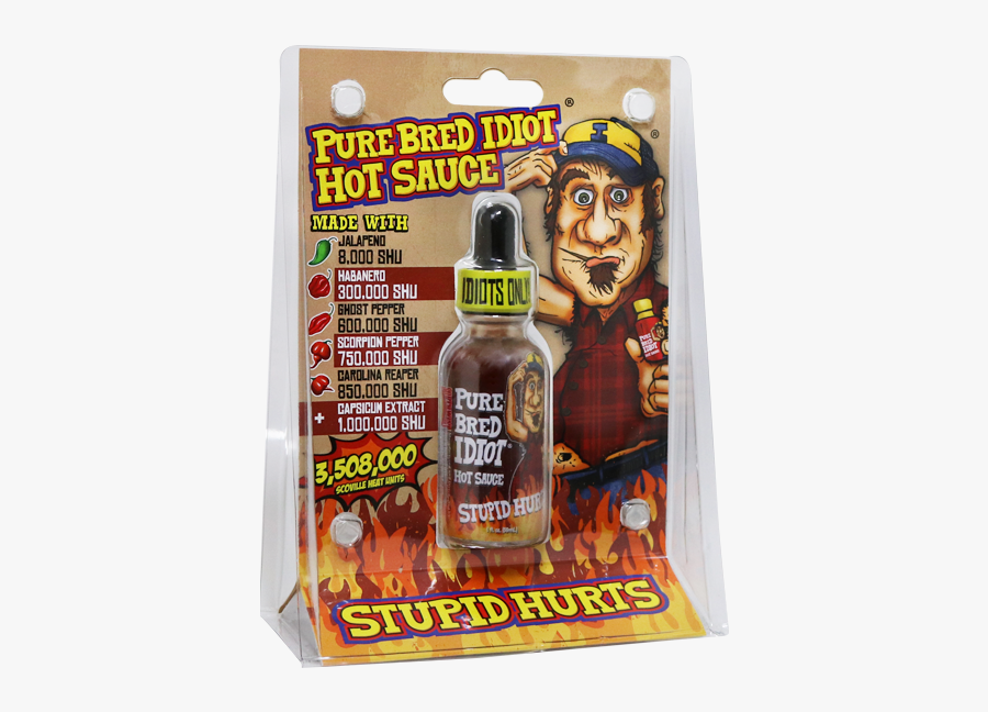 Pure Bred Idiot Hot Sauce, Transparent Clipart