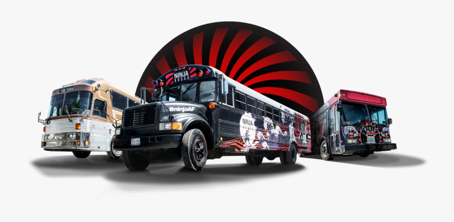 Picture - Ninja Buses, Transparent Clipart