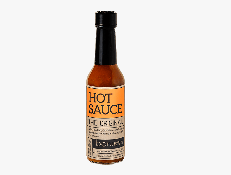 Hot Sauce Png - Hot Sauce Bottle With Label, Transparent Clipart