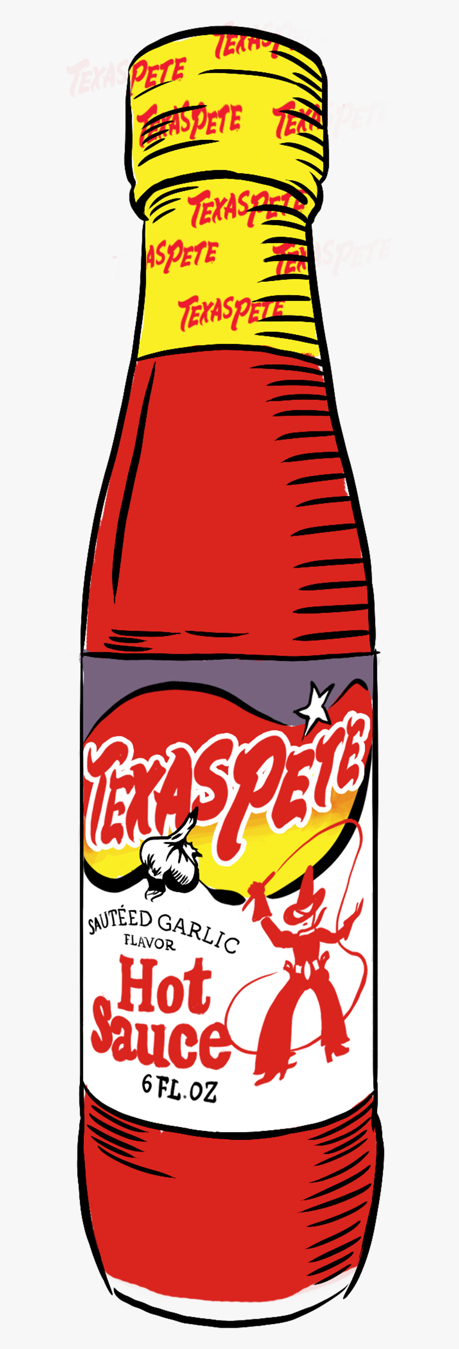 Texas Pete Png - Texas Pete Hot Sauce Bottle, Transparent Clipart