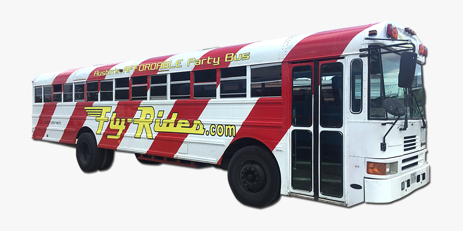 Diamondback Party Bus - School Bus, Transparent Clipart