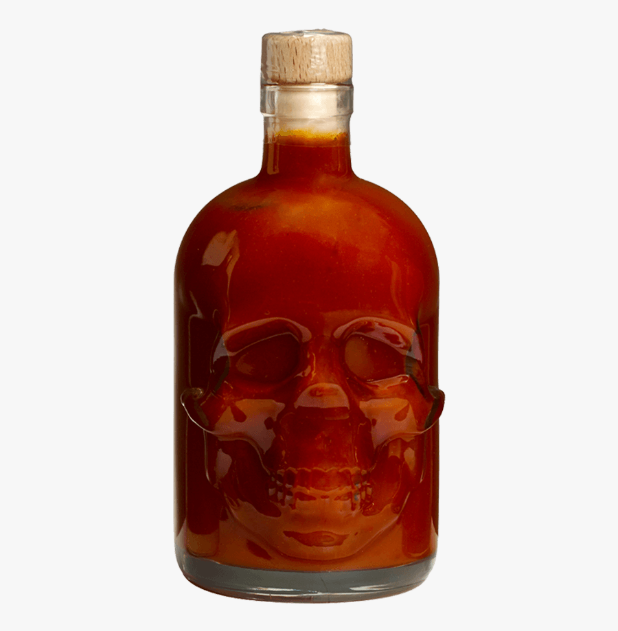 Skulltruepng Small - Skull Hot Sauce Death Wish, Transparent Clipart