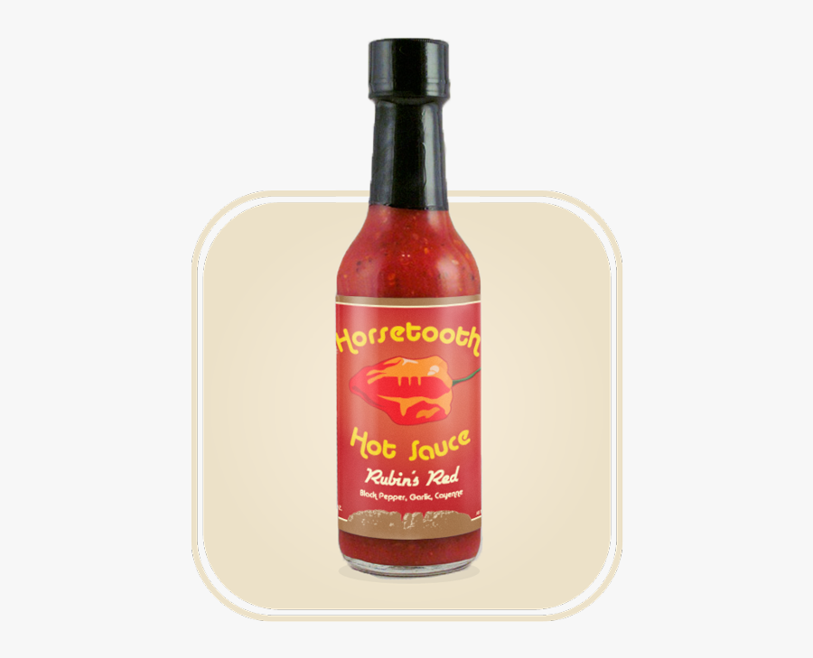 Rubin's Red Horsetooth Hot Sauce, Transparent Clipart