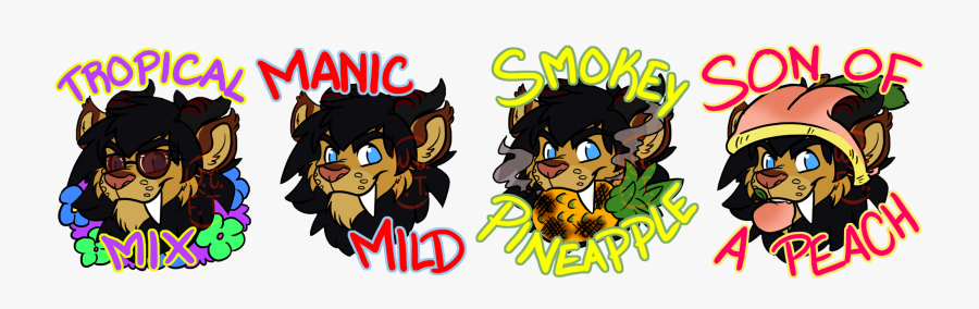 Hot Sauce Lables - Cartoon, Transparent Clipart