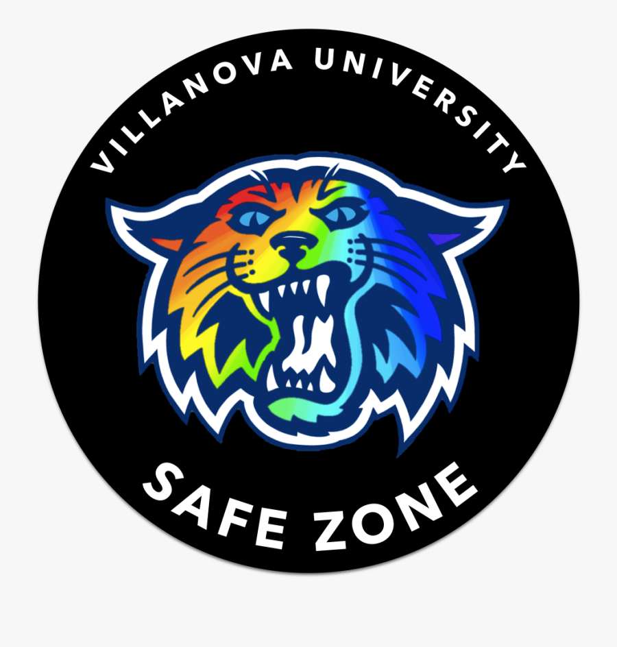 Safe Zone Circle Logo - Villanova Wildcats, Transparent Clipart