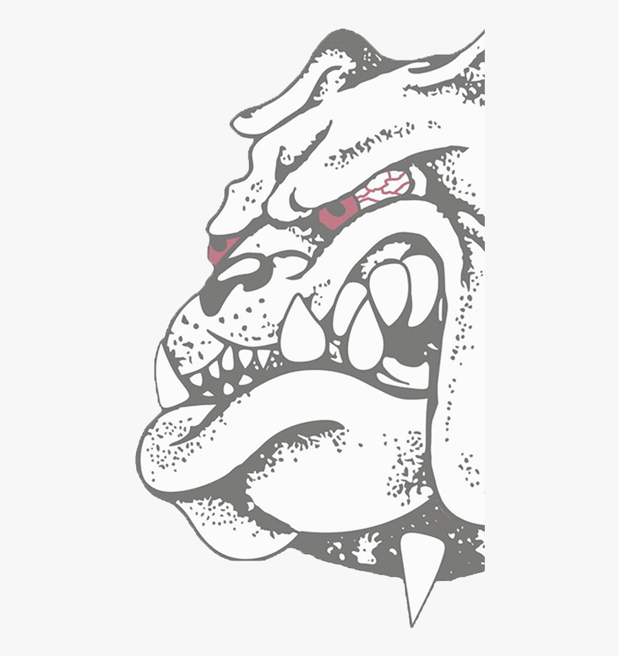 Cartoon Mad Dog Black And White, Transparent Clipart