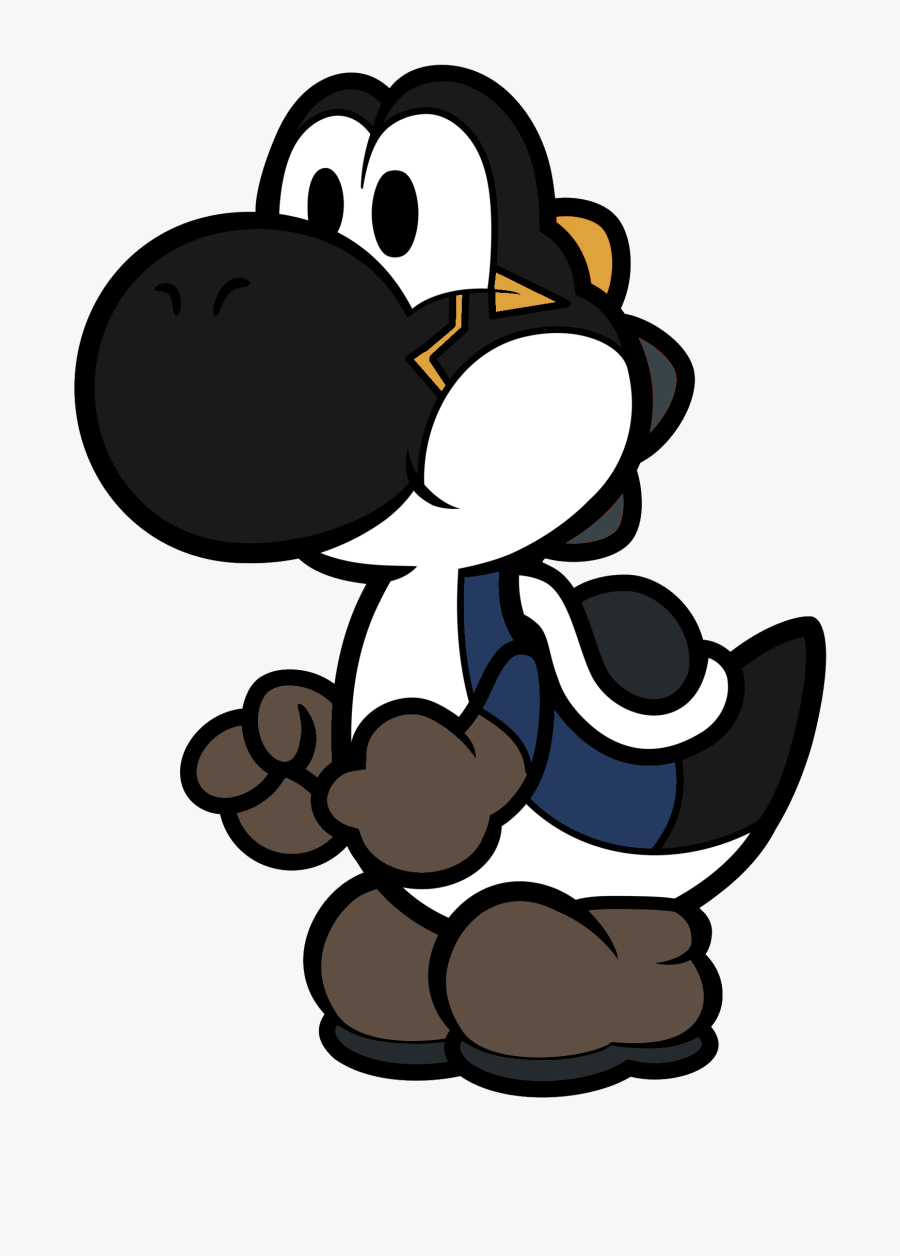 Transparent Super Paper Mario Png - Yoshi Stickers, Transparent Clipart