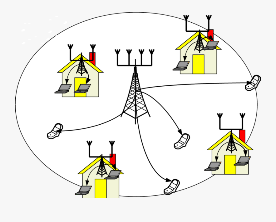 Multiuser Multiple Antenna Transmission In A Two-tier - Cartoon, Transparent Clipart
