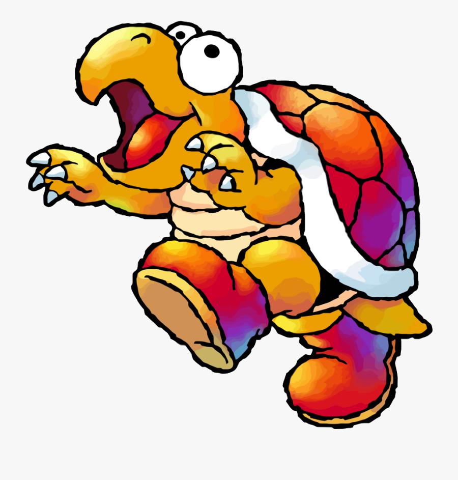 Enlarged Clipart Mario World - Hookbill The Koopa, Transparent Clipart