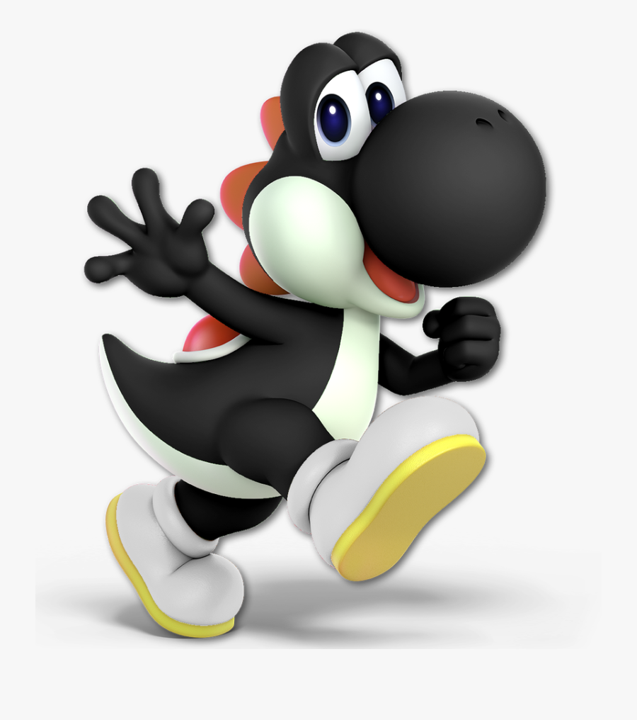Super Smash Bros Ultimate Black Yoshi, Transparent Clipart