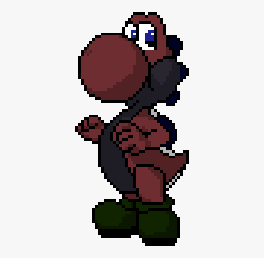 Yoshi De Mario Bros Pixel, Transparent Clipart