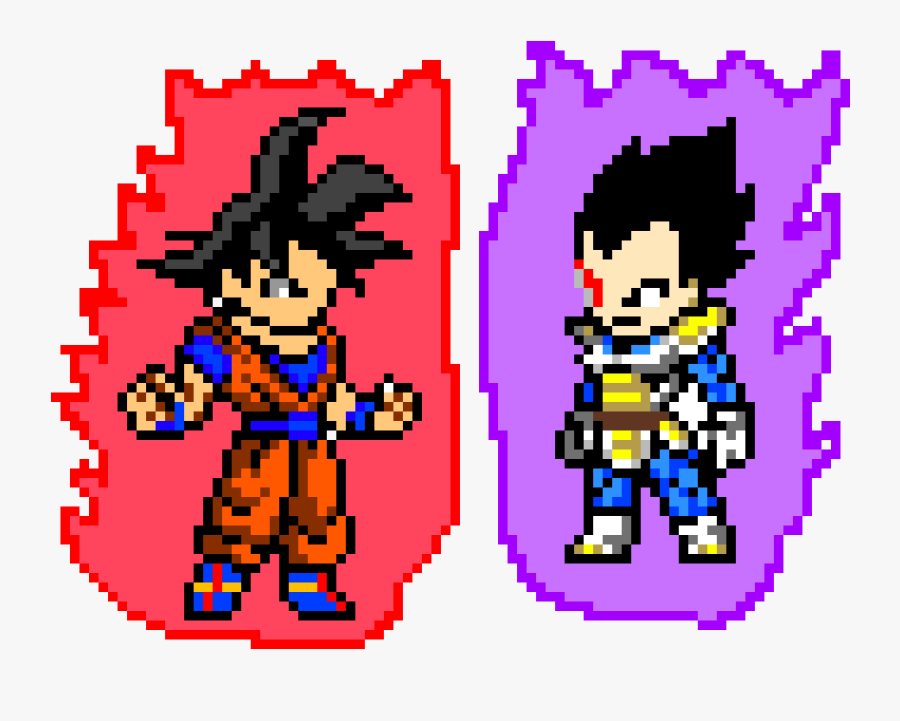 Dragon Ball Z Pixel, Transparent Clipart