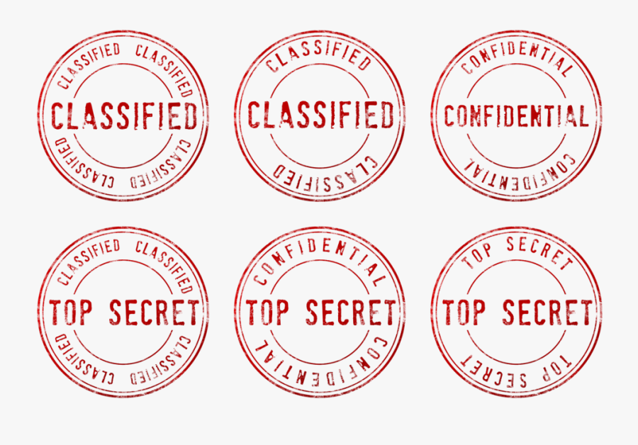 Classified Confidential Png, Transparent Clipart