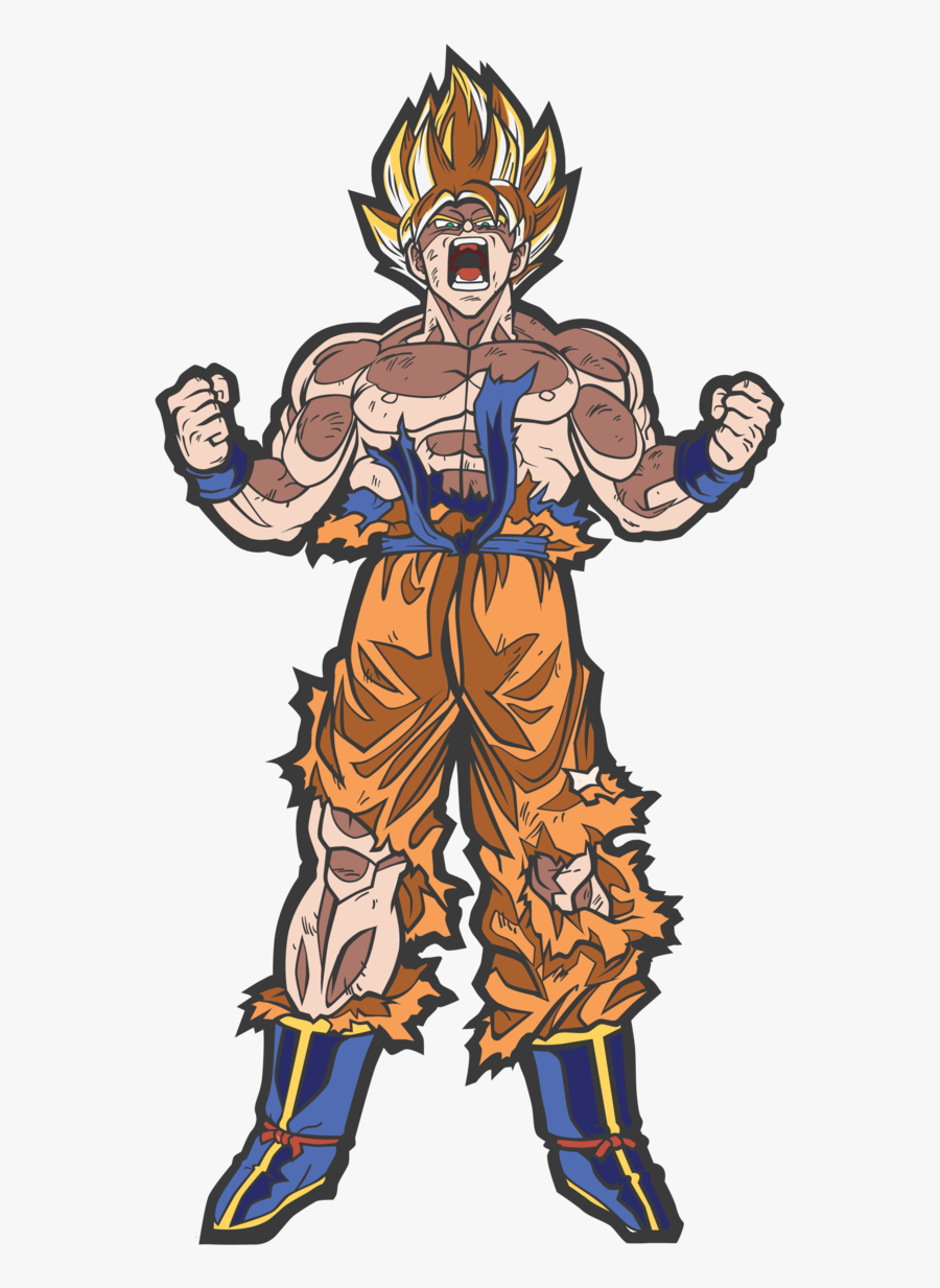 Figpin Dragon Ball Z - Goku Super Saiyan, Transparent Clipart