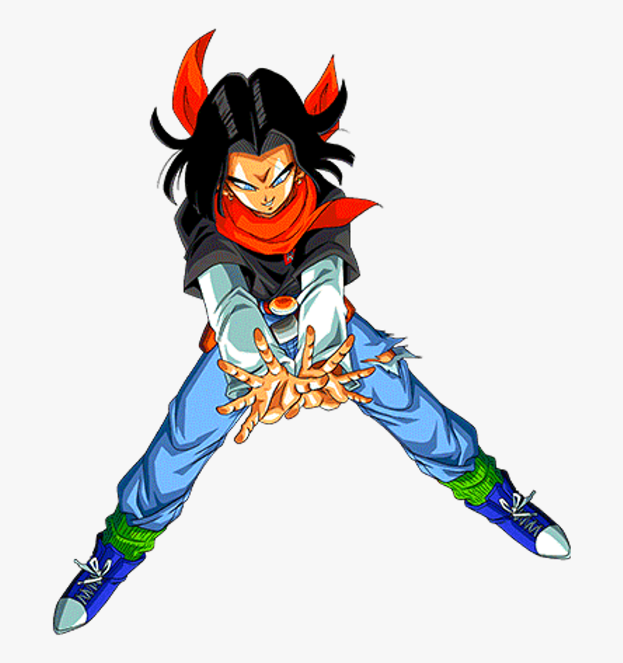 Clip Art Android 17 Dokkan - Android 17 Dragon Ball Z Png, Transparent Clipart