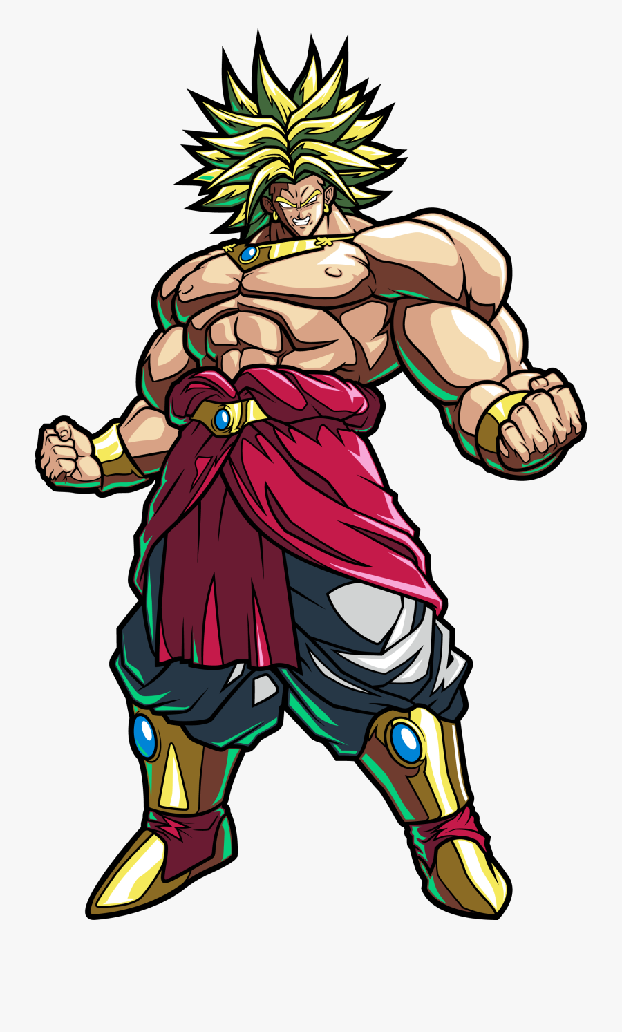 Broly Figpin, Transparent Clipart
