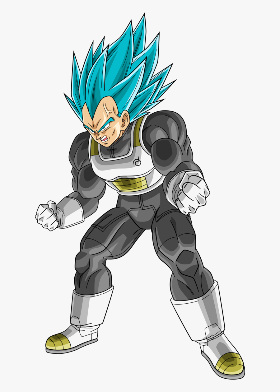 Dragon Ball Z Clipart Vegeta - Super Vegeta Ssj Blue, Transparent Clipart