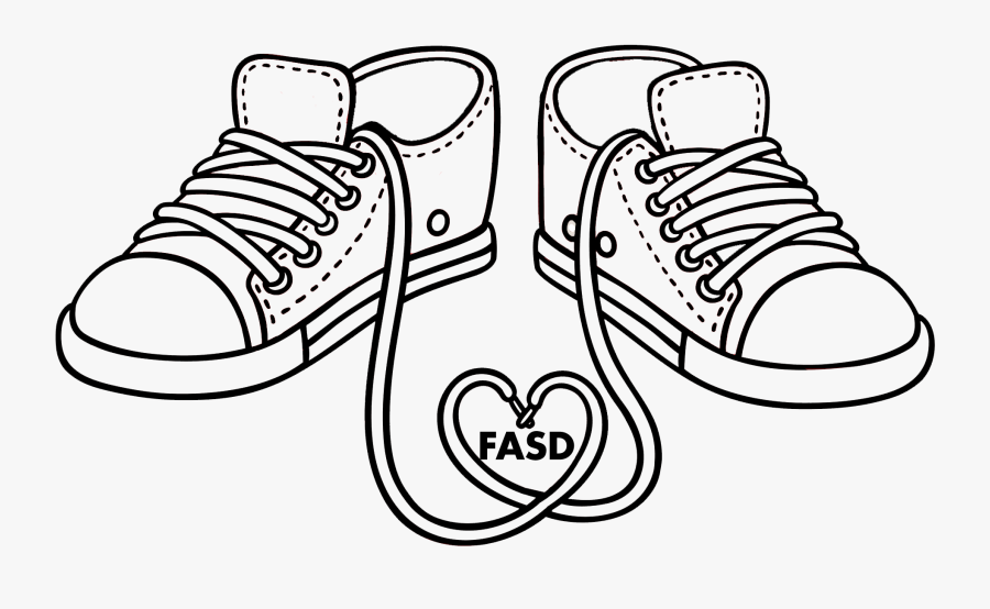 2019 Redshoesrock Bw - Sneaker Drawing Cute, Transparent Clipart