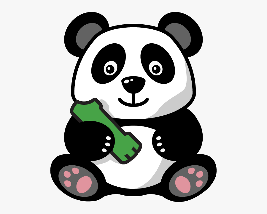 Drawing A Panda Face, Transparent Clipart