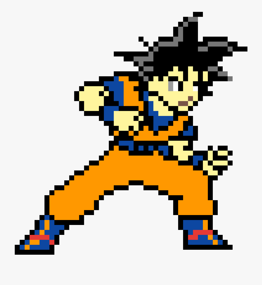 Dessin Dragon Ball Z Pixel, Transparent Clipart