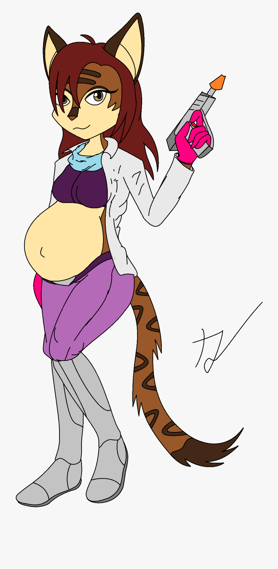 Jen"s Space Lynx Costume - Cartoon, Transparent Clipart