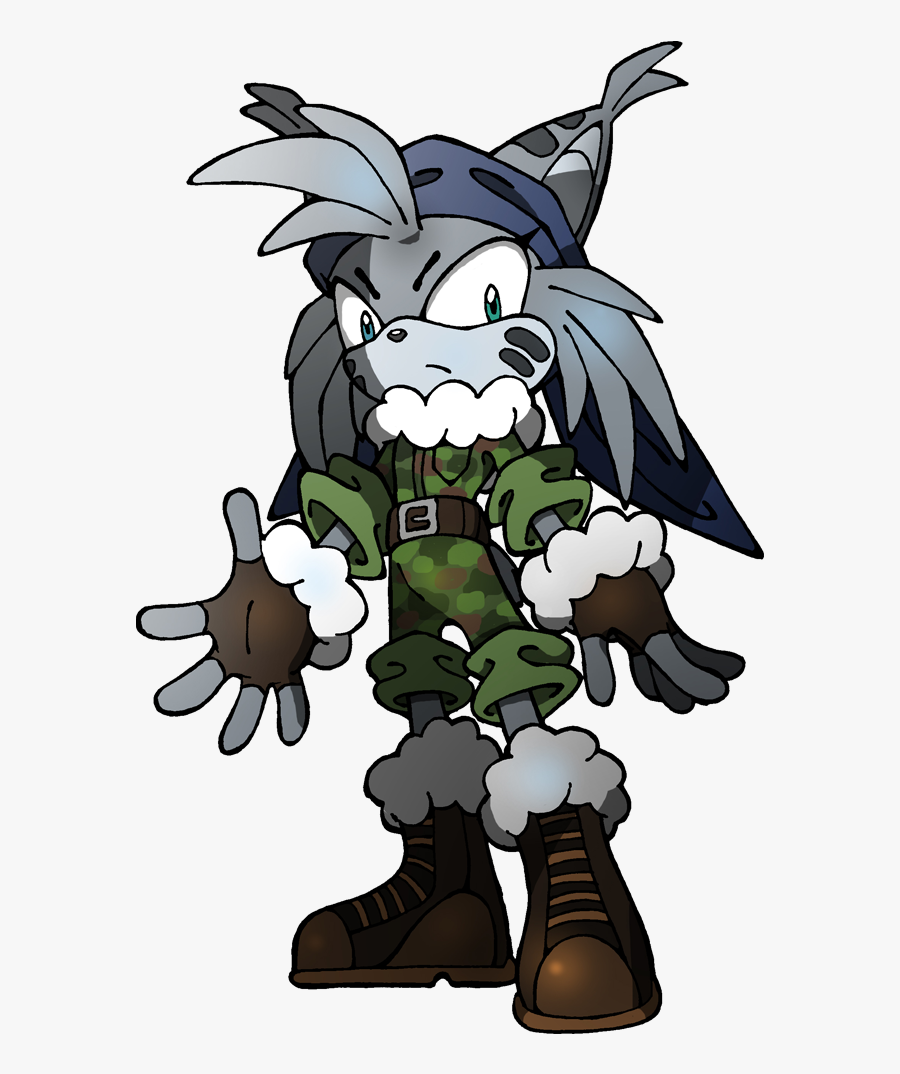 Gale The Lynx - Sonic Fan Character Lynx, Transparent Clipart