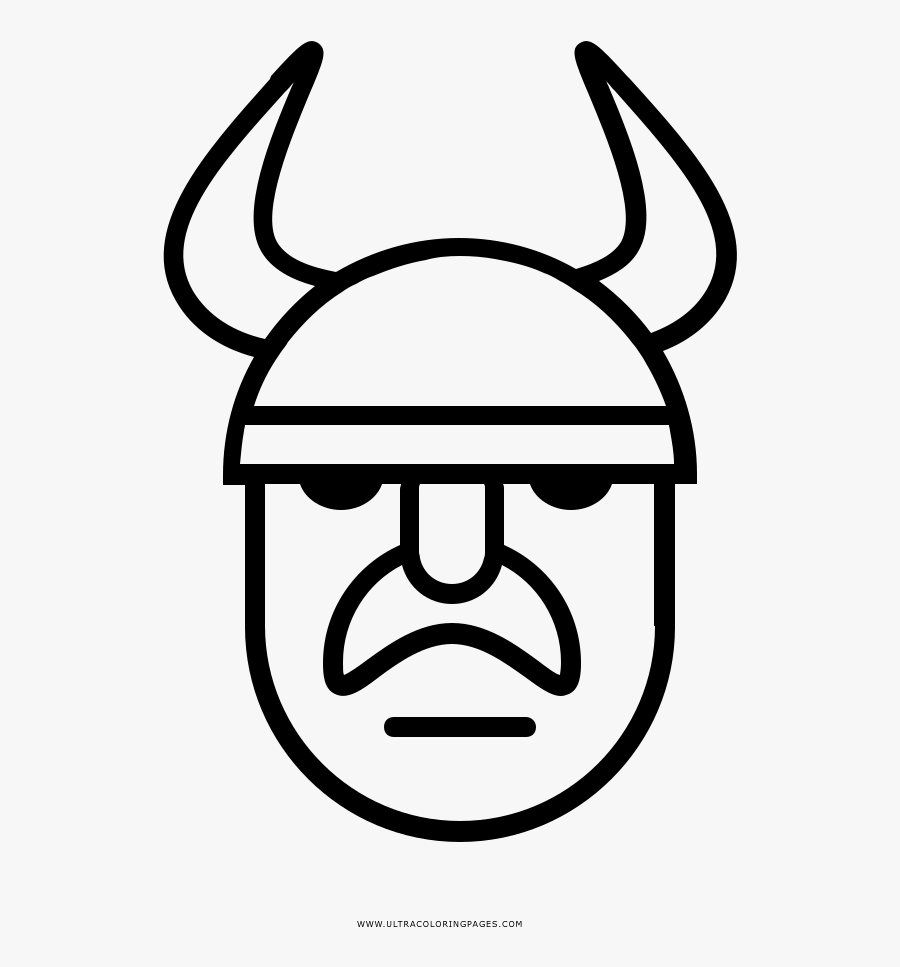 Viking Coloring Page - Coloring Book, Transparent Clipart