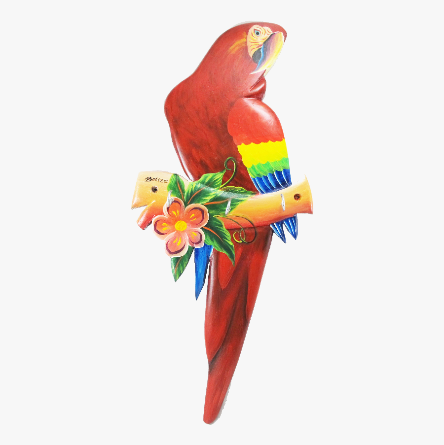 Key Holder Scarlet Macaw L - Scarlet Macaw, Transparent Clipart