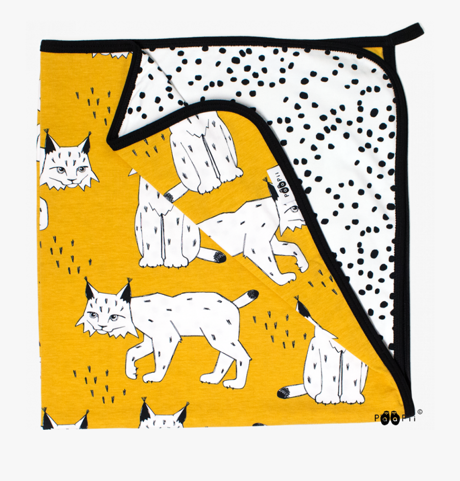 Organic Jersey Baby Blanket, Lynx, Transparent Clipart