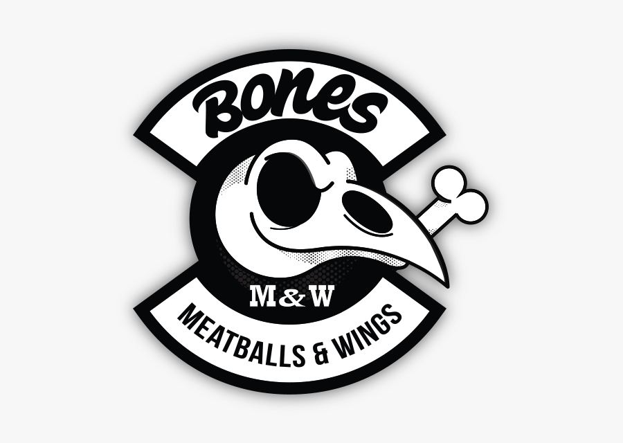 Transparent Bone Wings Png - Bones Meatballs & Wings, Transparent Clipart