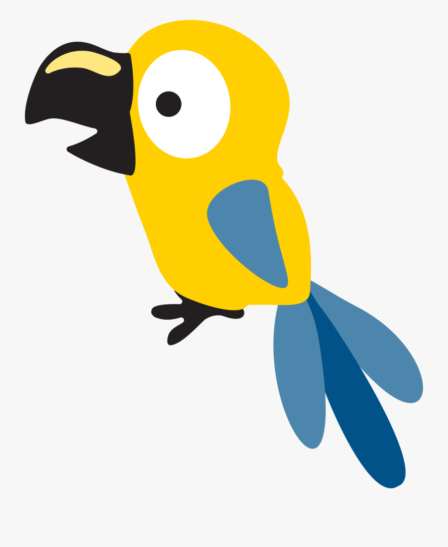 Jungle Bird Svg Cut File - Macaw, Transparent Clipart
