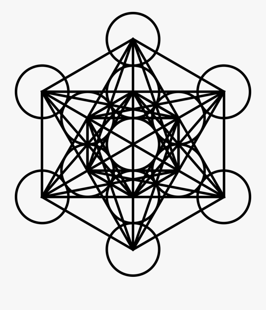 Metatron's Cube Transparent Background, Transparent Clipart